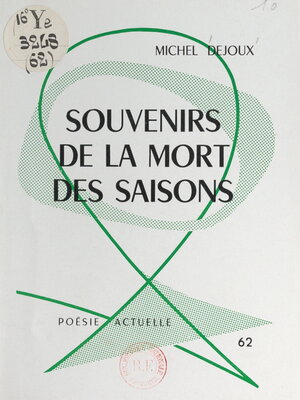 cover image of Souvenirs de la mort des saisons